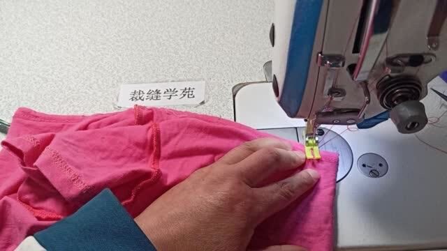 衣服领子太大?缝一道线就能解决,简单至极