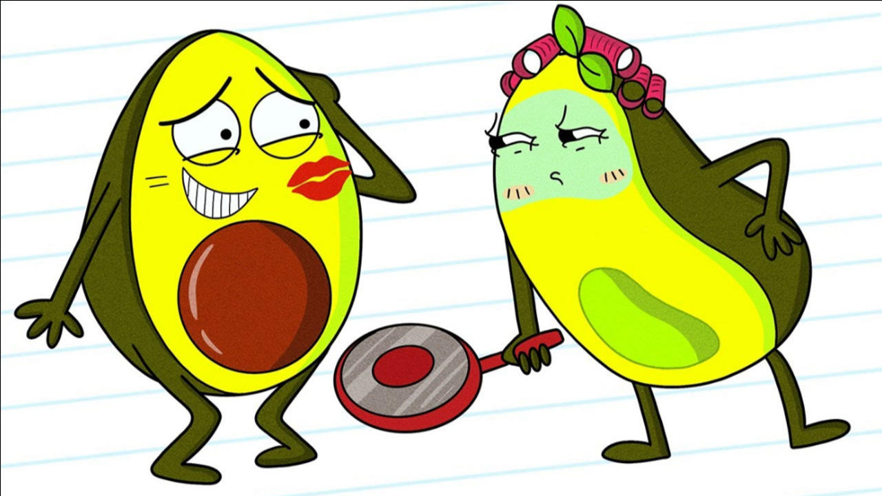 搞笑牛油果:牛油果先生加班回家晚,被女友绑起来逼问,他会有满意的