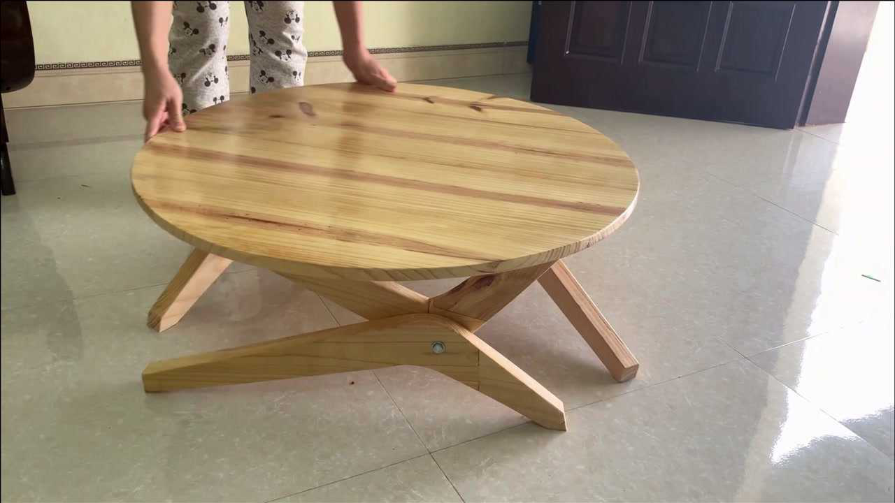 木工师傅打造一张桌子桌腿可高可低这创意太棒了