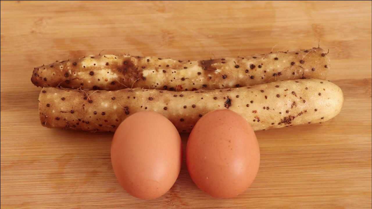 山药里加2个鸡蛋教你懒人做法营养解馋又解腻孩子超喜欢