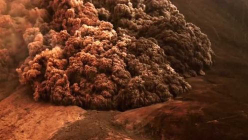 维苏威火山喷发的碎屑以雷霆之势袭向赫库兰尼姆镇，那是怎样的末日景象！