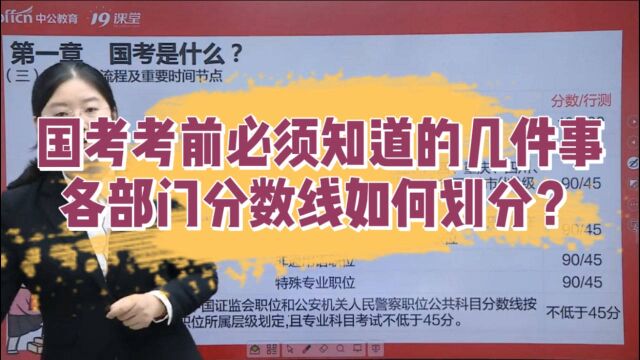 国考考前必须知道的几件事——各部门分数线如何划分?