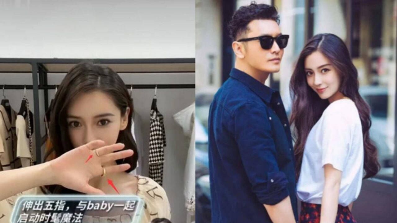 黄晓明卡点送祝福破离婚传闻baby晒自拍无名指戴戒疑隔空回应