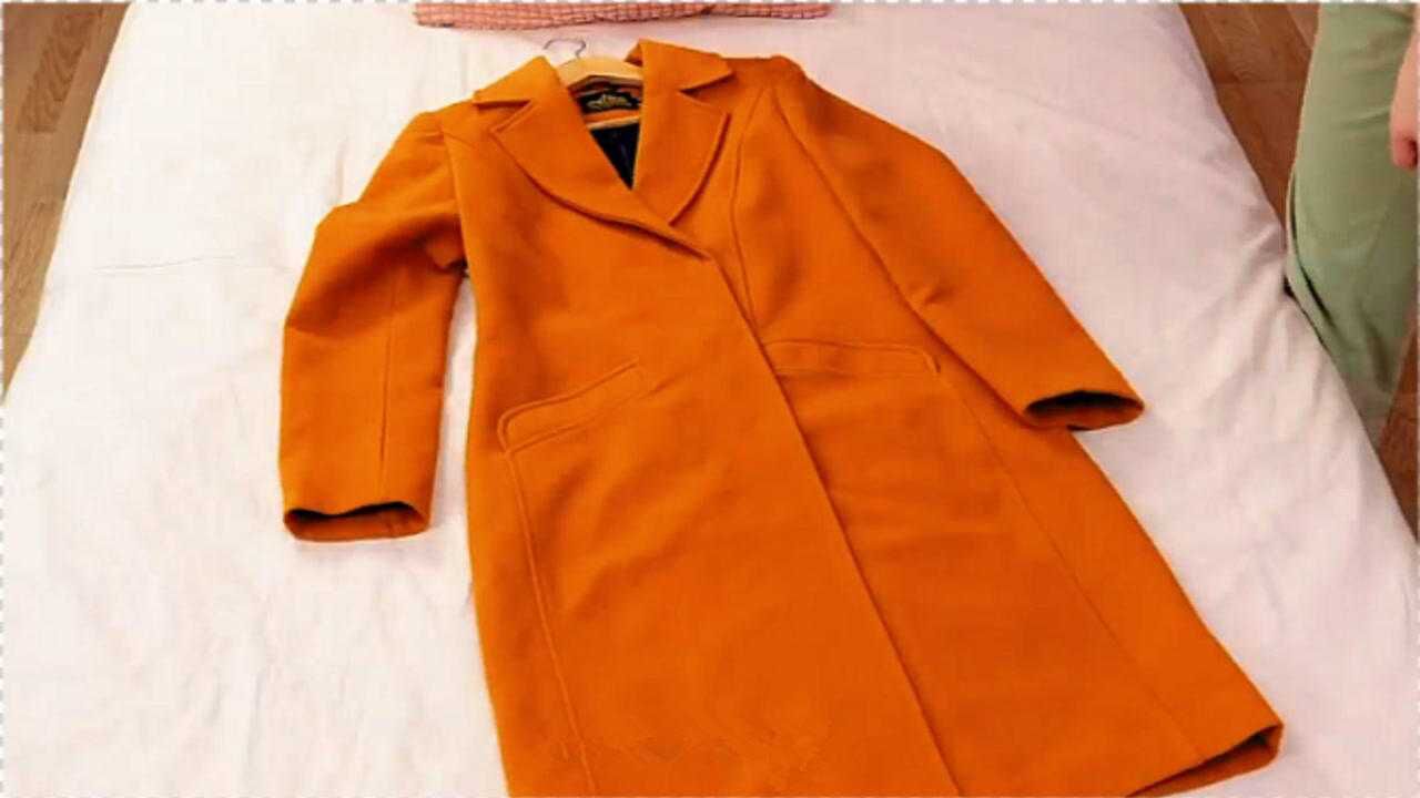 大衣的正确挂法,整齐又省空间,之前都挂错了