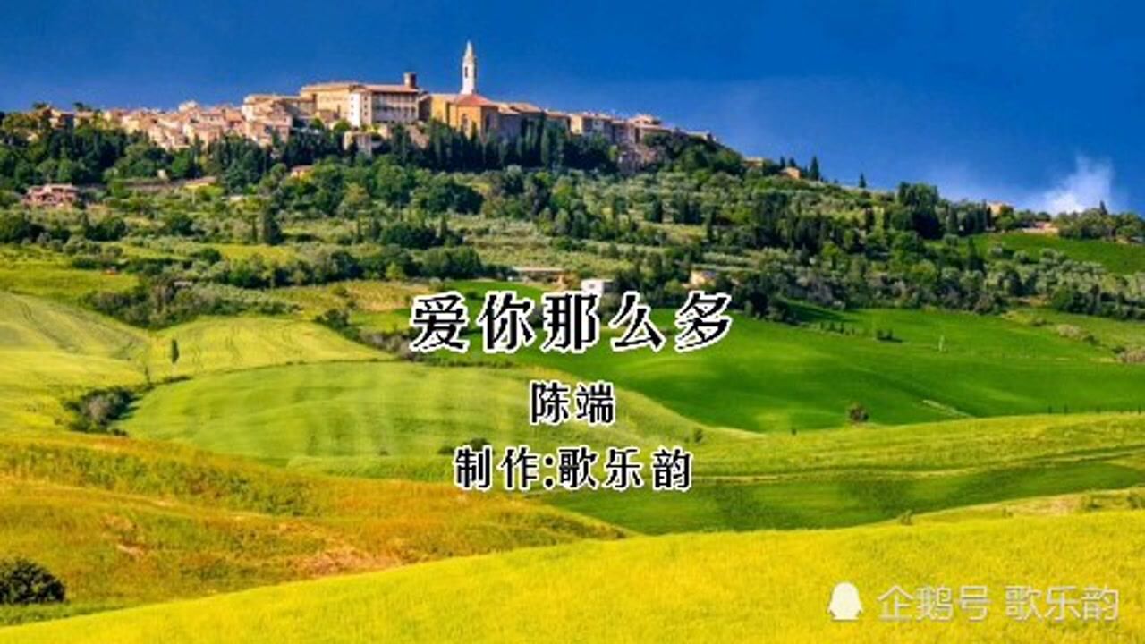 陈瑞《爱你那么多》