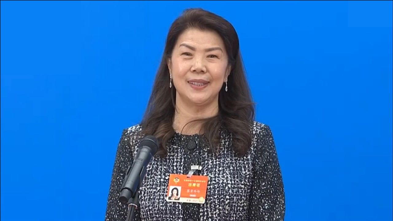 蔡黄玲玲委员香港的教育必须向祖国学习驻港部队每年受邀指导升国旗