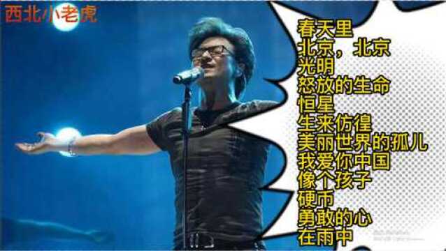 一个时代的标记,汪峰歌曲精选