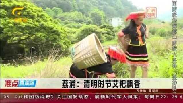 荔浦:清明时节艾叶飘香,做艾叶粑粑唱山歌,感恩富民好政策!