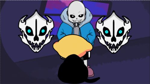 传说之下动画:当柠檬恶魔想吓唬sans