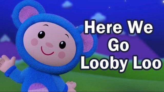 鹅妈妈童谣  第19集 here we go looby loo