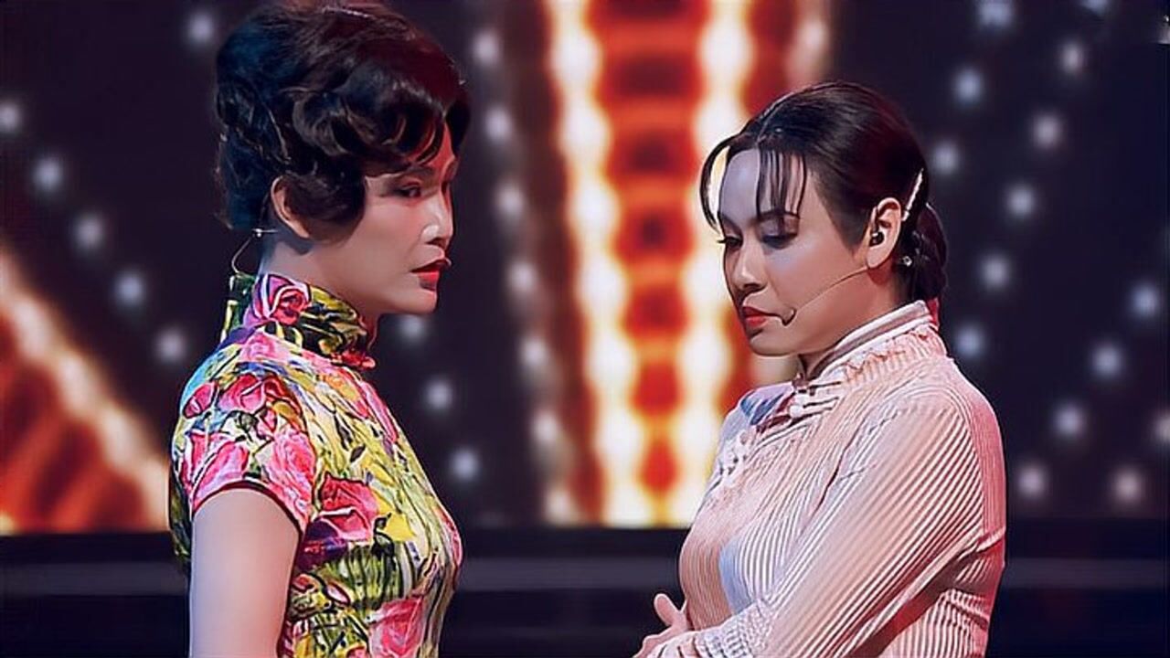 同样都是穿旗袍反串孙坚直接秒杀全场女装大佬不是吹的