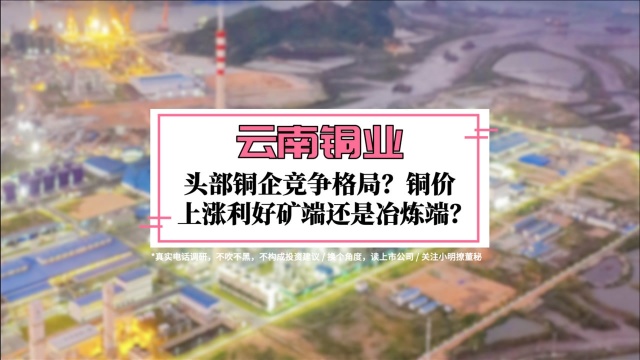 云南铜业年铜冶炼量达130万吨,储量400万吨,处于行业什么水平?