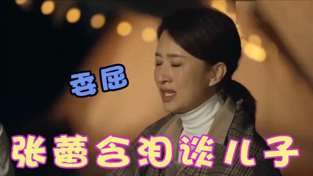 张蕾谈儿子集锦,含泪讲因工作无法陪伴孩子,小撒我们一起陪他