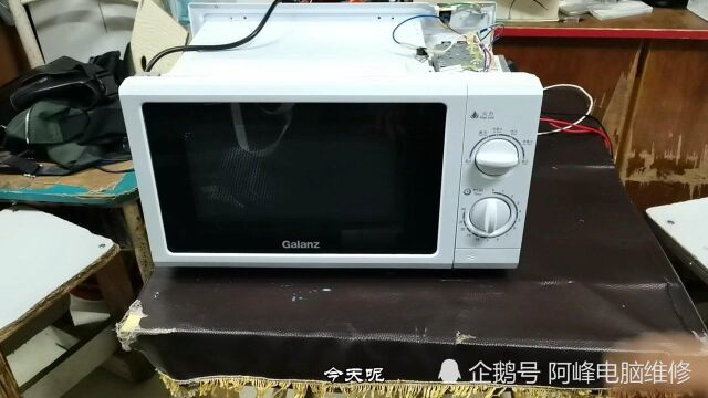 格兰仕微波炉通电不加热维修教程,讲解工作流程与元器件检测方法