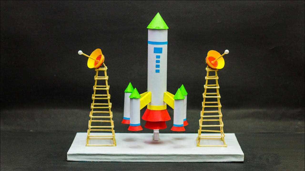 科技小制作,做一个火箭模型玩具