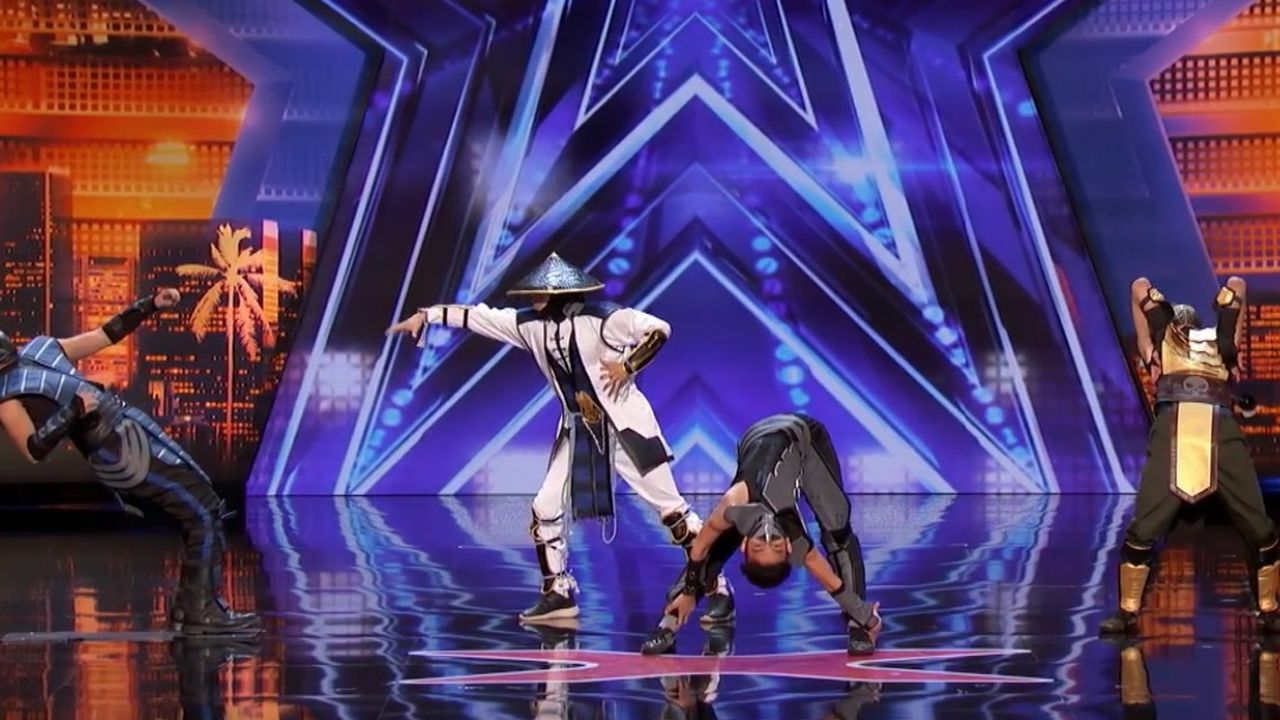 达人秀:四剑客表演"机械舞",下一秒全场沸腾! _腾讯视频