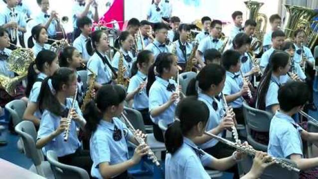 为建党百年献礼!这所学校的“金号角”管乐团,用精彩的演奏惊艳全网