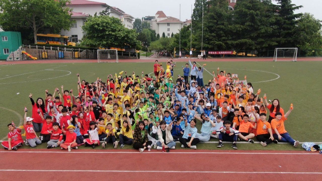 青岛白珊学校缤纷六一团建活动