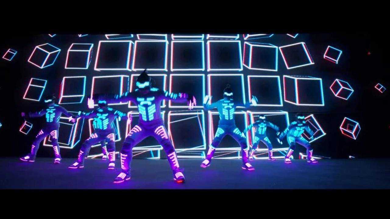 最新创意超像素电光舞  燃!