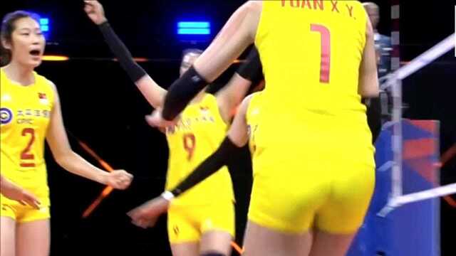 中国女排VS美国队3:0轻松拿下比赛