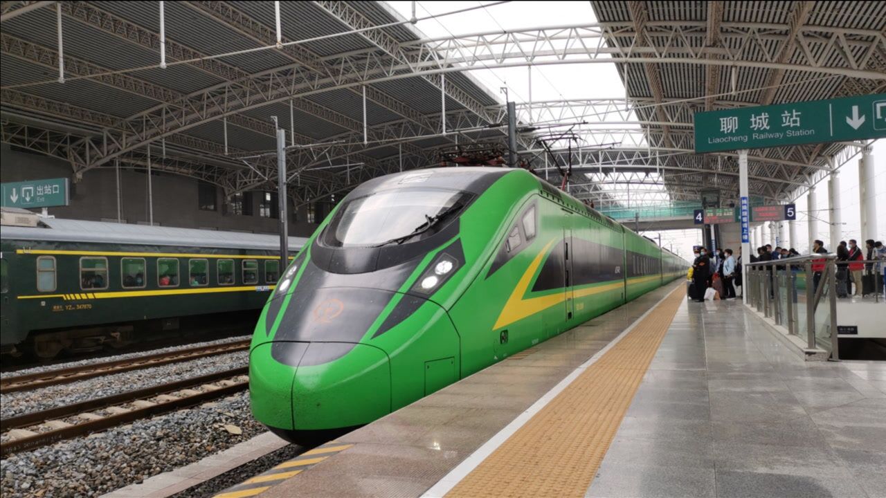 【中国铁路】d728聊城站进站