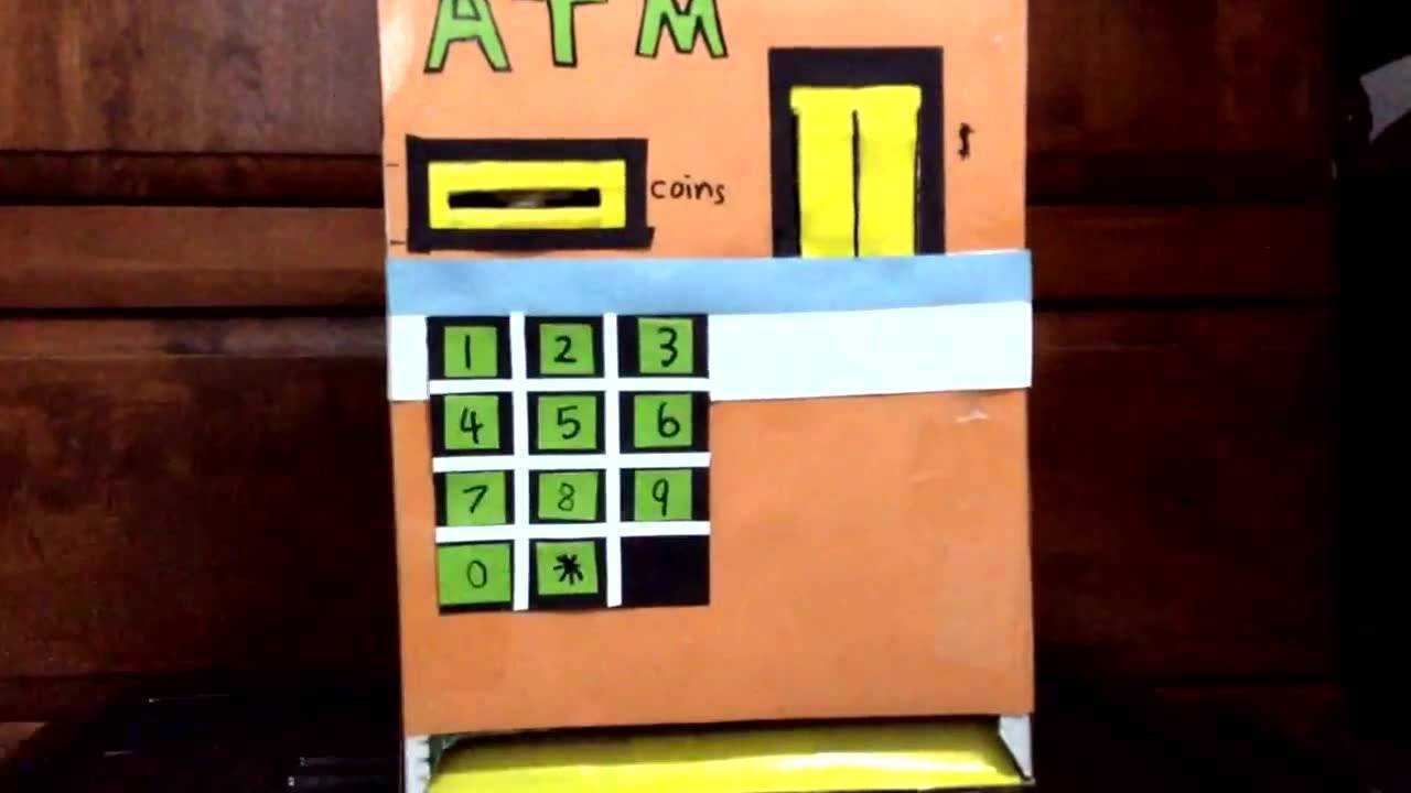 自制的小型提款机atm