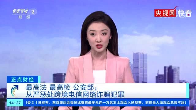 从严惩处跨境电信网络诈骗犯罪