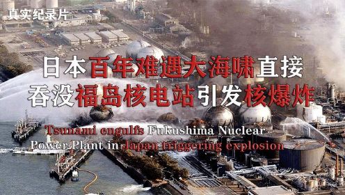 日本大海啸直接吞没福岛核电站，引发核爆炸，真实事件纪录片