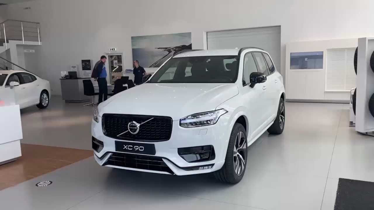 沃尔沃全新七座suv,2021款沃尔沃xc90到店,2 3 2布局,太帅了