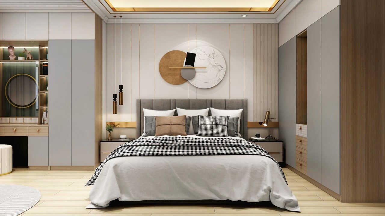 广东科吉星集成墙板卧室装修效果图