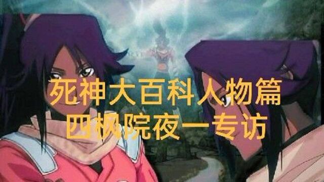 死神大百科人物篇——四枫院夜一专访