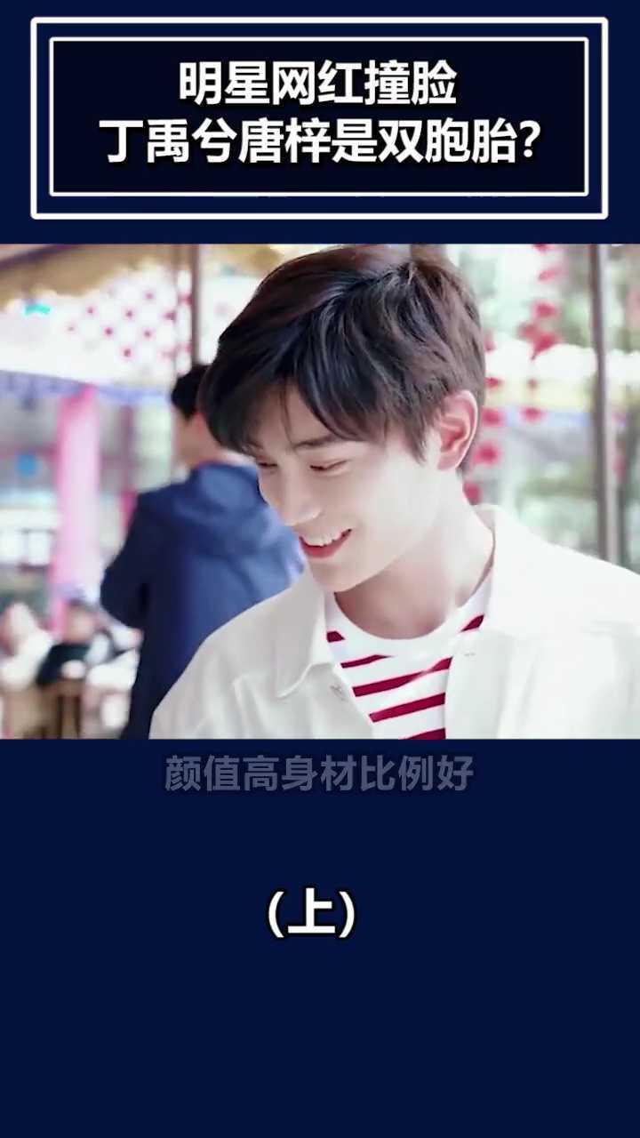 丁禹兮唐梓撞脸真的不是双胞胎太像了吧