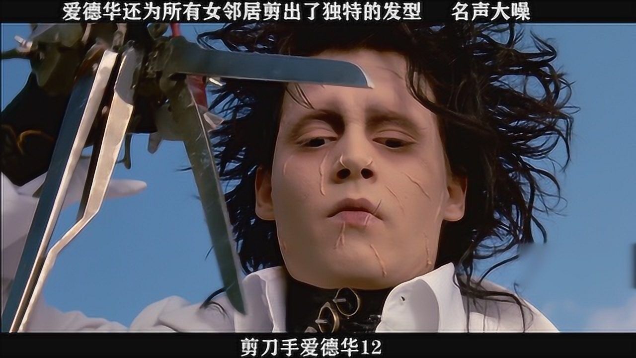 剪刀手爱德华精彩速看_剪刀手爱德华-12,爱德华还为所有女邻居剪出了独特的发型,名声大噪_高清1080P在线观看平台_腾讯视频