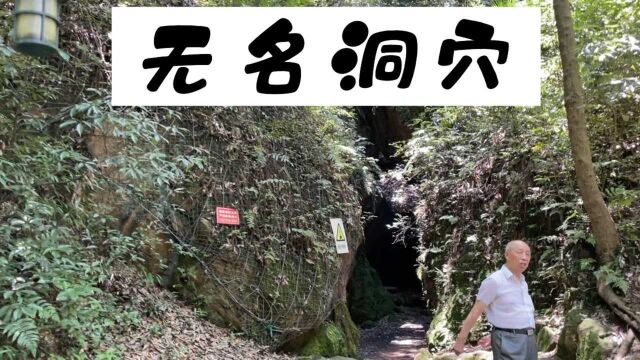 攀登杭州宝石山发现无名洞穴,去看看洞内冷风阵阵