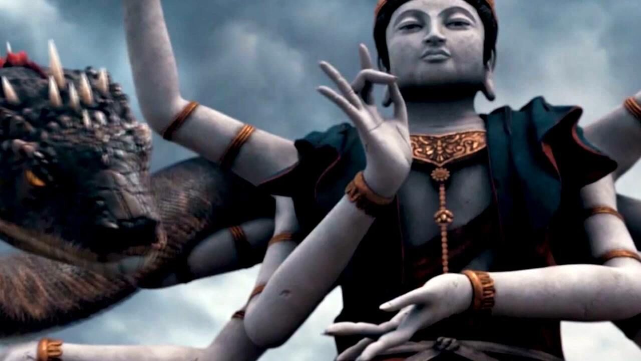 八岐大蛇大战八臂观音失败,居然请来罗刹鬼_腾讯视频