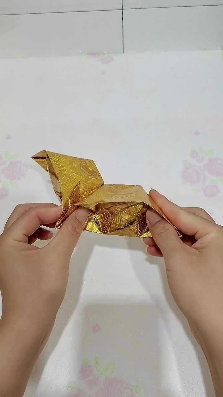 手工折纸制作双元宝详细教程来啦喜欢的朋友们赶快收藏吧