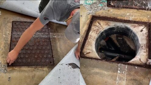 夫妻俩睡觉时总闻到卧室传出臭味,掀开地毯发现下水道直呼倒大霉