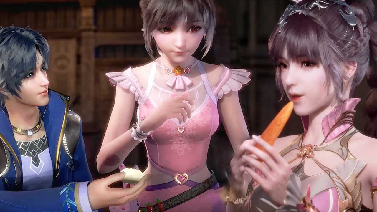 《斗罗大陆》精彩看点_斗罗大陆：小舞吃东西也太可爱了，这就是传说中的干饭人吗?#斗罗大陆饭制大赛#_高清1080P在线观看平台_腾讯视频