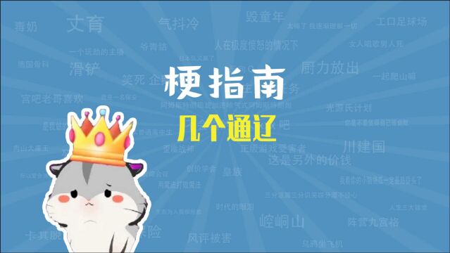 几个通辽是什么梗【梗指南】