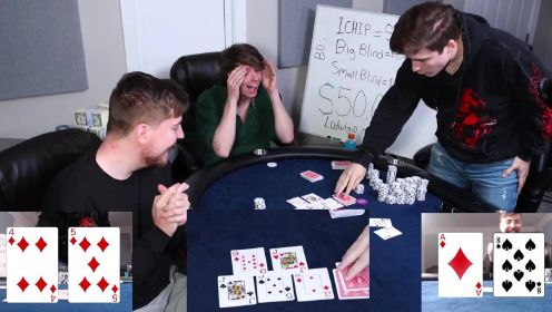 I Challenged MrBeast to a $50,000 Poker Game