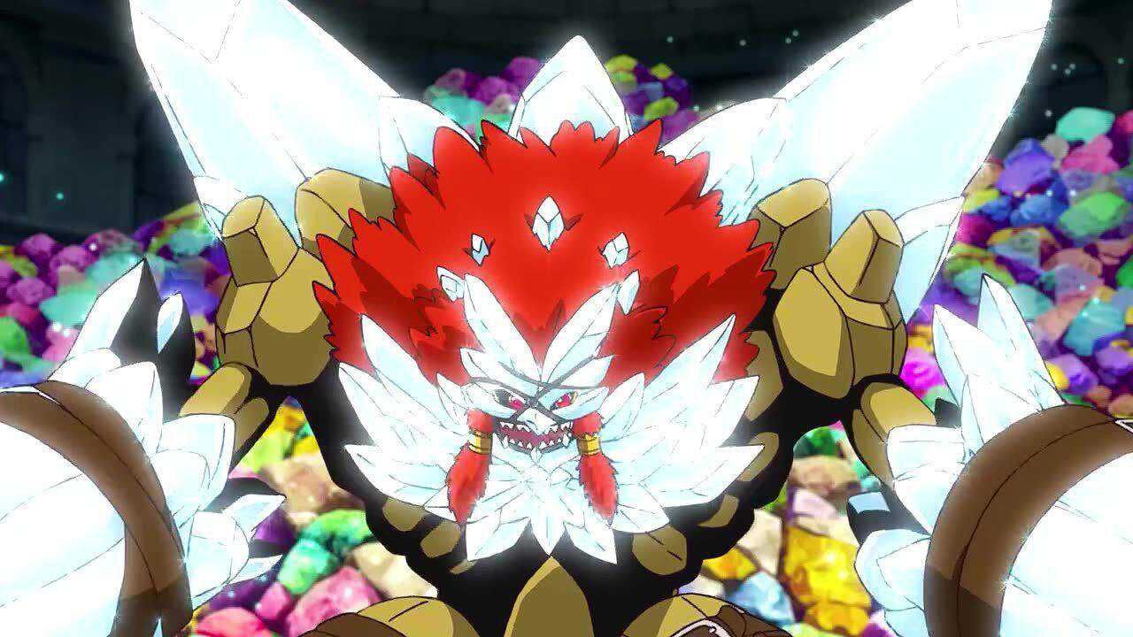 花仙兽vs戈格马兽,花仙炮能当钻头用!_腾讯视频