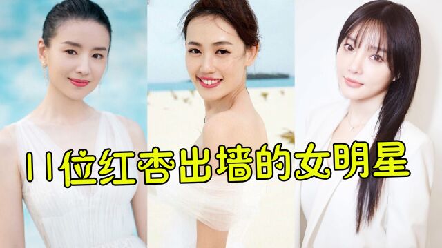 11位红杏出墙的女星,马蓉被众人唾弃,白静代价最大!