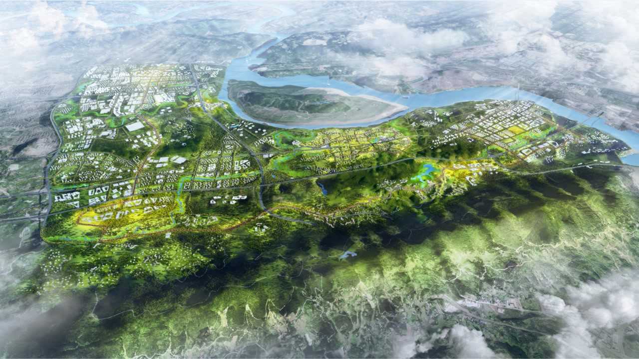第一太平洋戴维斯联合设计完成了重庆市广阳岛智创生态城城市设计