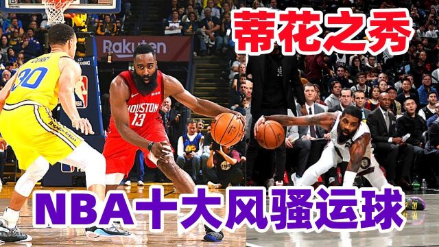 蒂花之秀!NBA十大风骚运球,哈登晃飞库里海王亚当斯脚踝遭终结