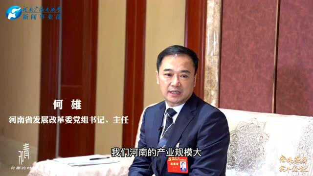 对话何雄 | 他心中2026年的河南是这样的……