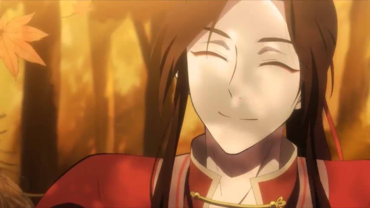 动漫《天官赐福》:切小号的花城软萌可爱,大号一上线,霸气又多金!