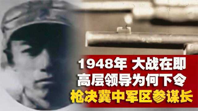  1948年大战在即,聂帅手下的爱将黄寿发却被枪决,他犯了什么罪?