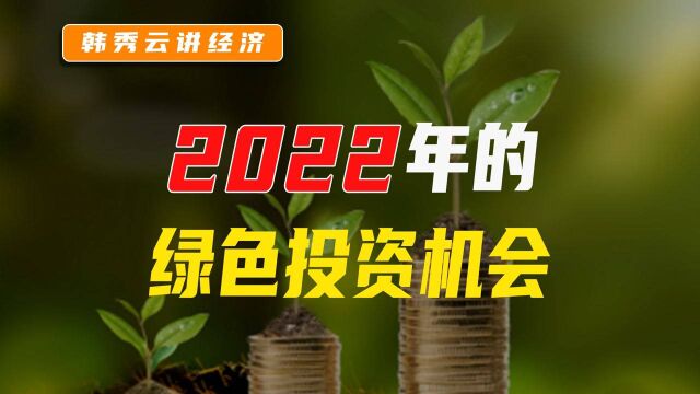 2022年的绿色投资机会