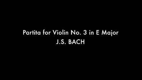 J. S. Bach - Partita No. 3 for Solo Violin, BWV 1006 - Hilary Hahn
