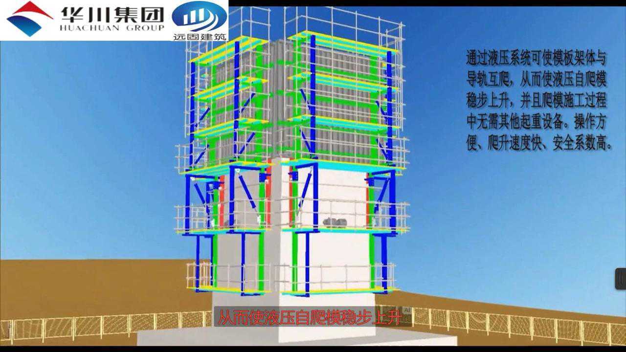 高墩液压爬模施工工艺_高清1080P在线观看平台_腾讯视频